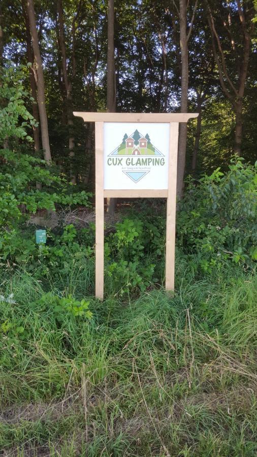 Hotel Glamping Pod Im Wald Mit Hund Nordholz Exterior foto