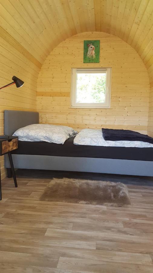 Hotel Glamping Pod Im Wald Mit Hund Nordholz Exterior foto